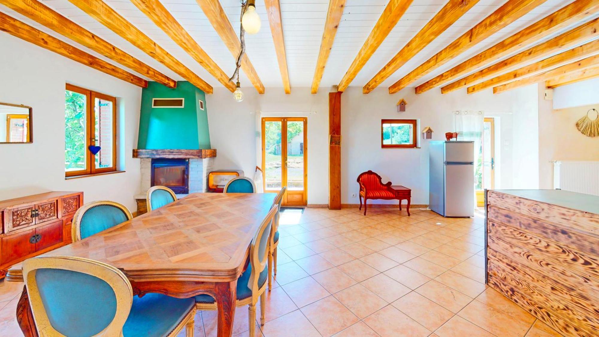 Calme et chaleureux gîte de campagne. Voiteur Extérieur photo